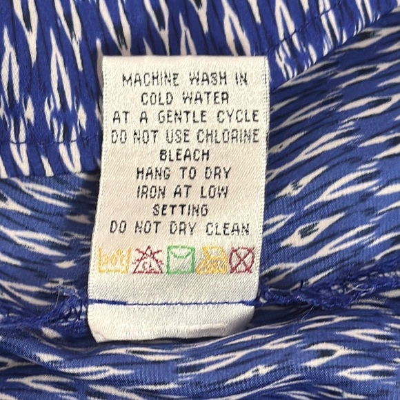 Willi Smith short sleeve blouse shirt size large - Picture 9 of 9